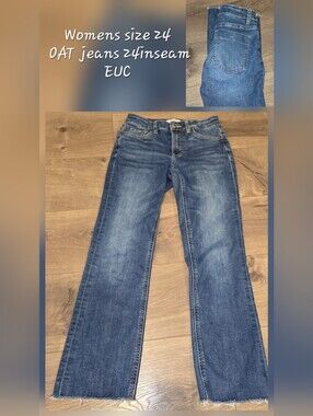 Women’s Blue Jeans - Classic Mid Wash Denim OAT